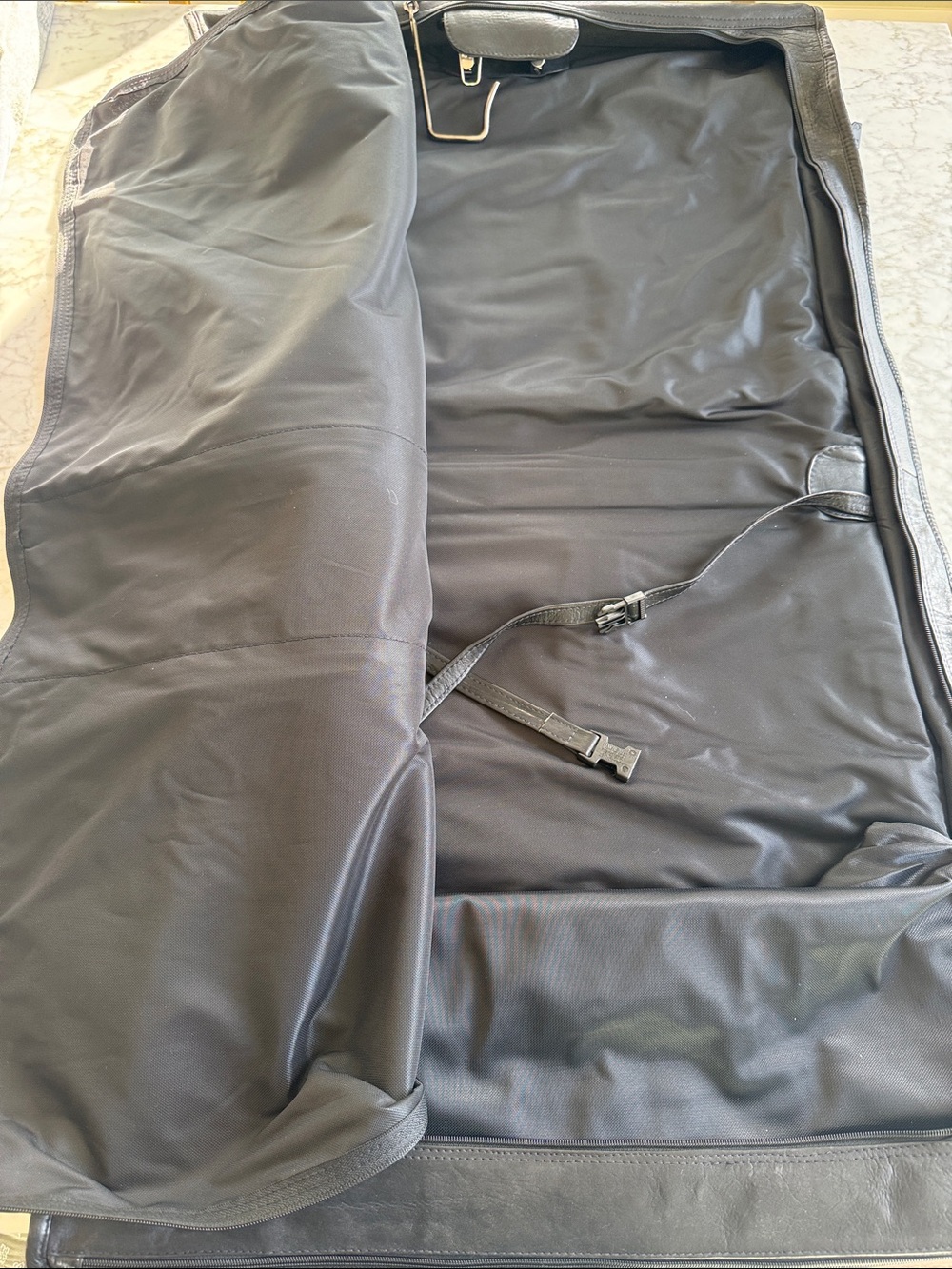 Genuine Leather Travel Garment Bag